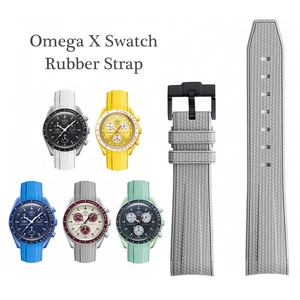 Ремешок силиконовый для часов Omega X Swatch 300, 20 мм