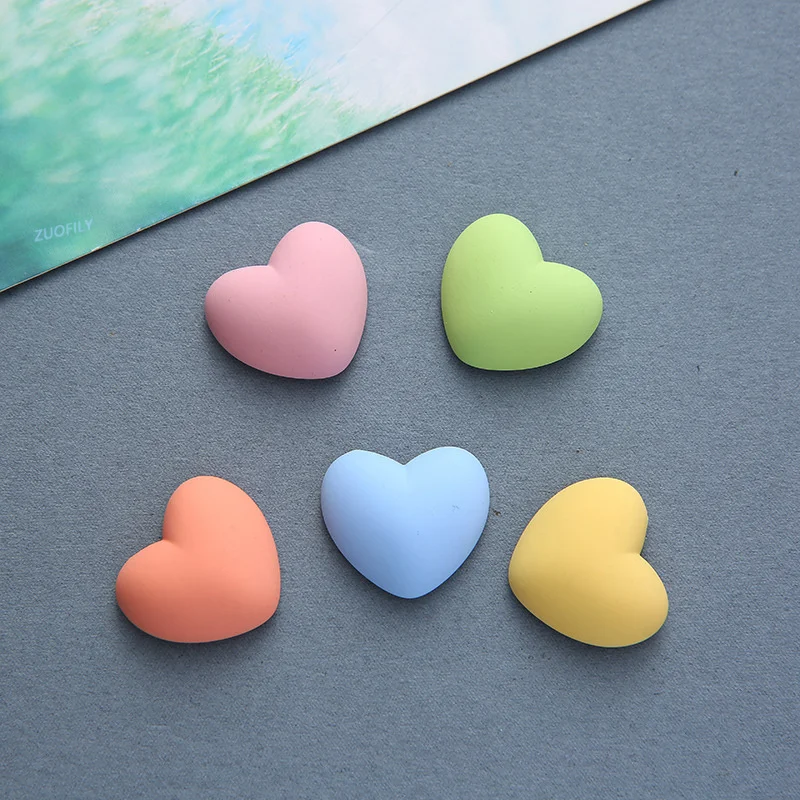 10Pcs/Set Cute Mini Fridge Magnets Colorful Love Heart Small Refrigerator  Stickers Lovely Photos Wall Magnetic for Home Decor