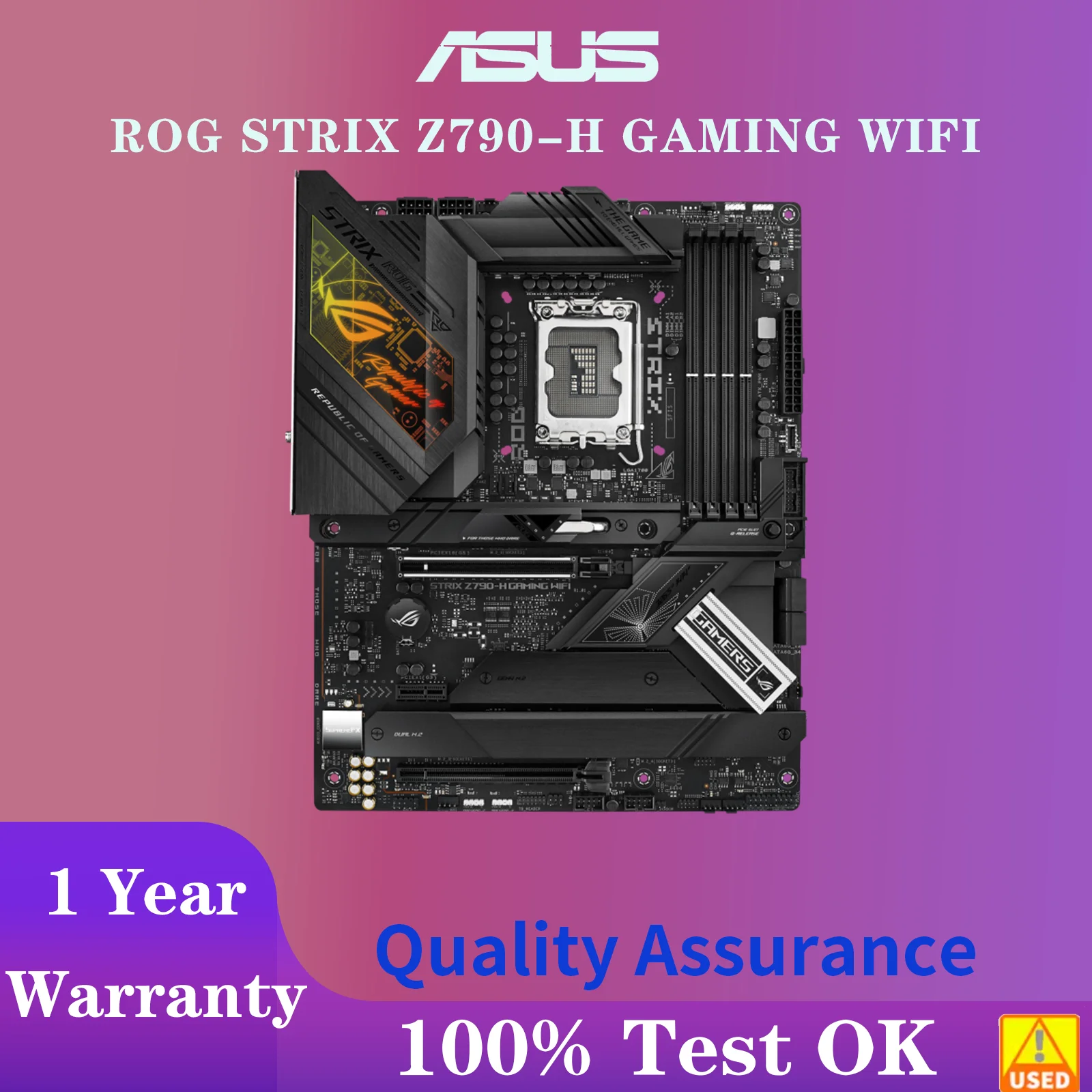 ASUS ROG STRIX Z790-H GAMING WIFI マザーボード ソケット LGA1700