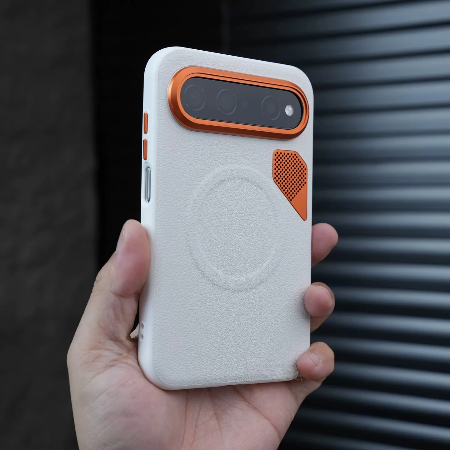 Luxury Leather Magnetic Bracket Case - Anti-Fall Cover