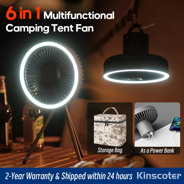 Rechargeable Portable Fan Power Bank