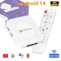 Smart TV Box H96 MAX M1 PLUS Android 14 TV Box Wi-Fi6 Поддержка видеоприставки 4K 8K Голосовой помощник Медиаплеер 4 ГБ 32 ГБ 128 ГБ