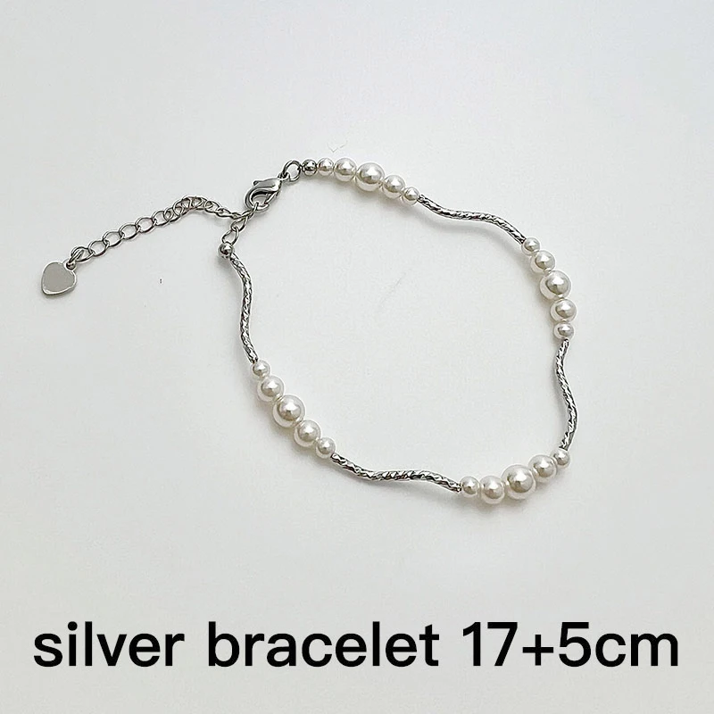 silver bracelet 17cm