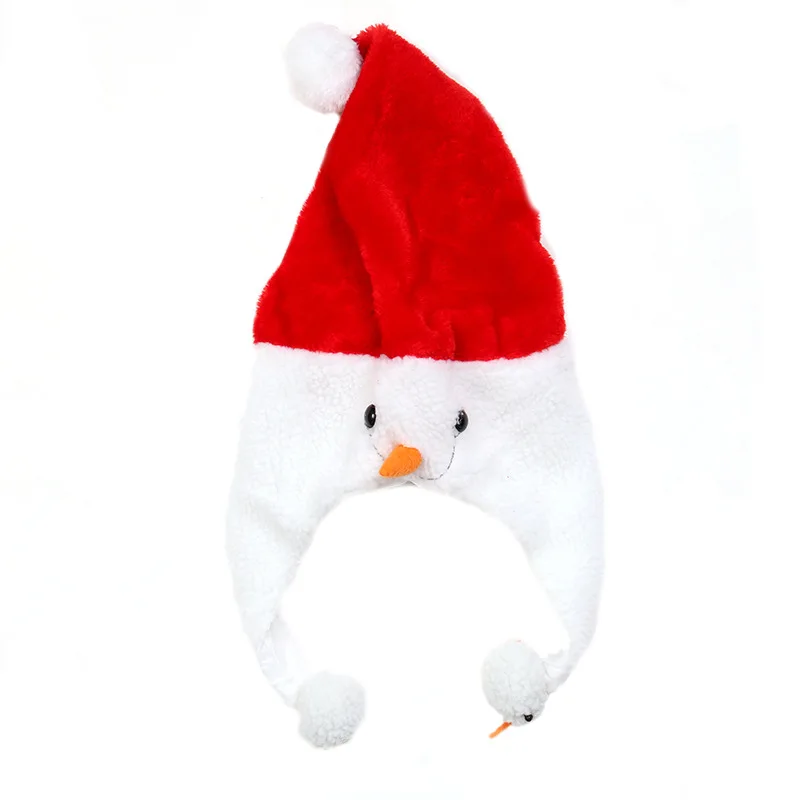 Christmas Decorations Upscale Gold Adult with Beard Santa Hat Cute Snowman Hat Navidad Decoracion Novedades
