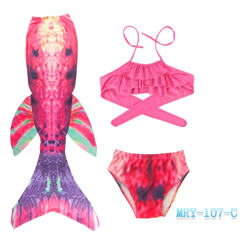 thumbnail image 1 of Conjunto de natación de sirena para niña, traje de baño de cola de sirena, disfraz de princesa Cosplay, regalo, 1 of 5