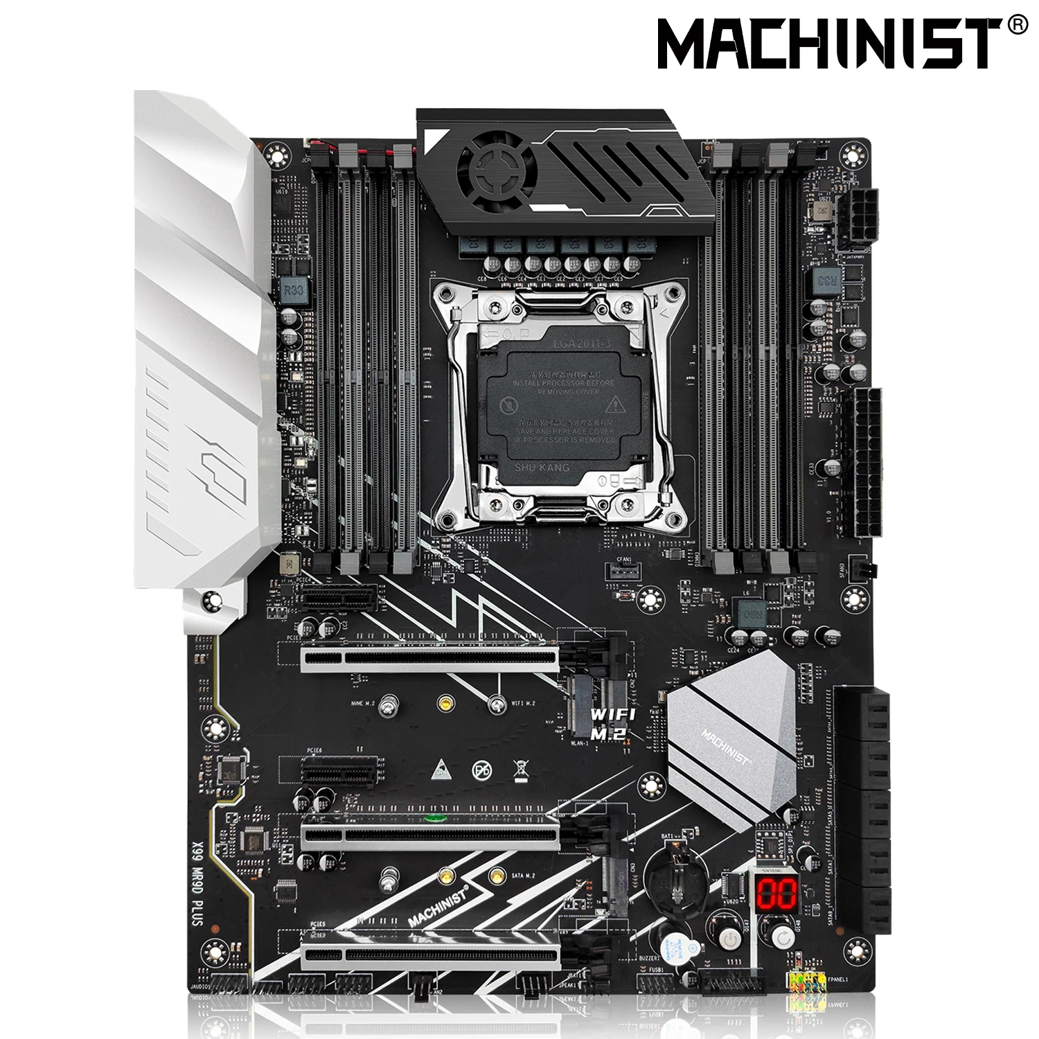Scheda Madre Machinsit X99 Lga 2011-3 Supporta Intel Xeon E5 Gamma Completa Di Cpu Ddr4 Ram Memory Usb3.0 Atx Server X99 Mr9D Plus