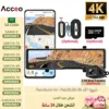 Acceo 4K Dashcam مع شاشة لمس 11.26 بوصة تدعم تسجيل ثنائي القناة 2.5K كاميرا خلفية مدمجة WiFi ADAS & GPS صندوق أسود للسيارة
