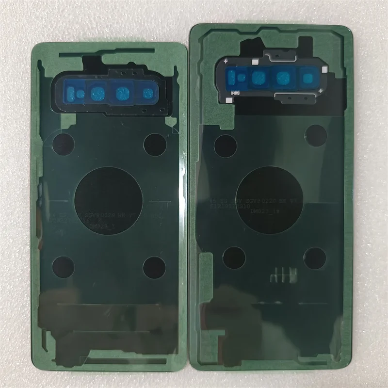 Phone Back Cover Glass Phone Back Cover Phone Camera Lens Samsung Phone Case For Samsung Galaxy S10 S10 Plus Battery Back Cover 3D Glass Panel Rear Door Housing Case With Camera Lens +Adhesive Replace
