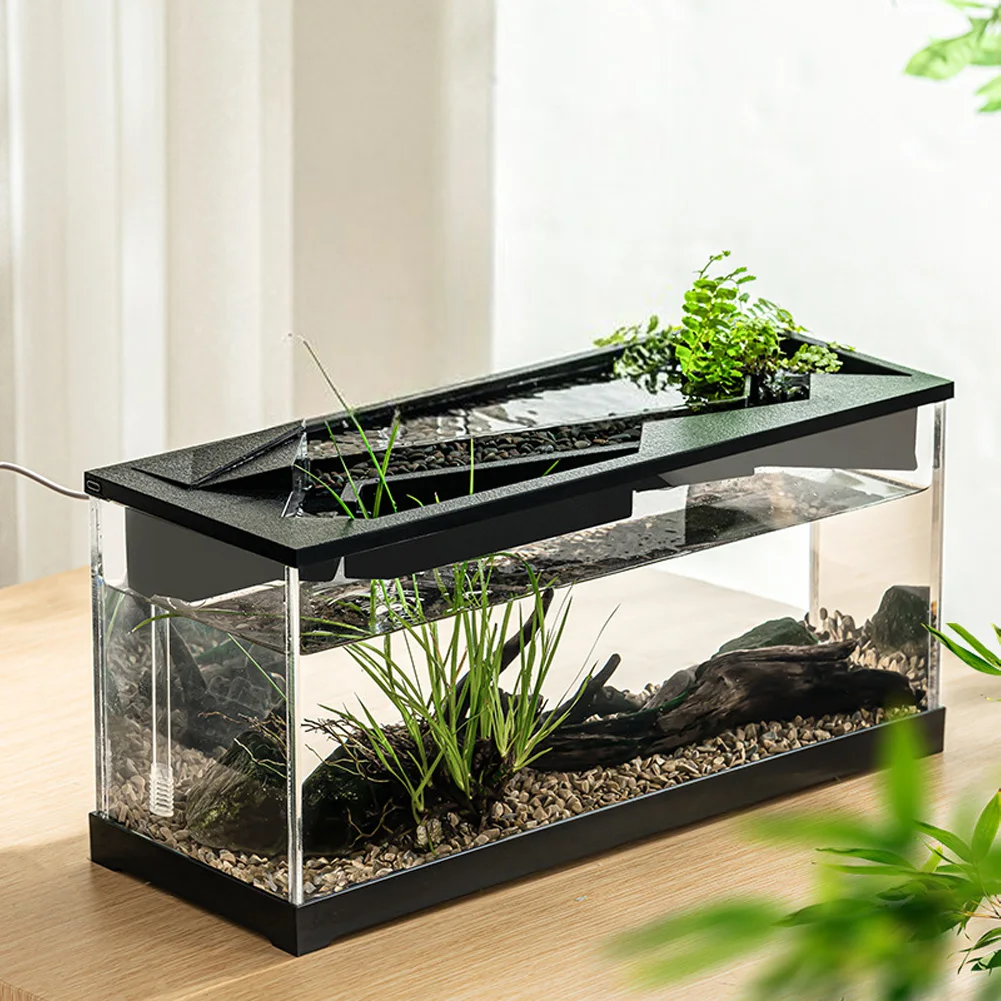 Acrylic Fish Tank with Light & Pump 2