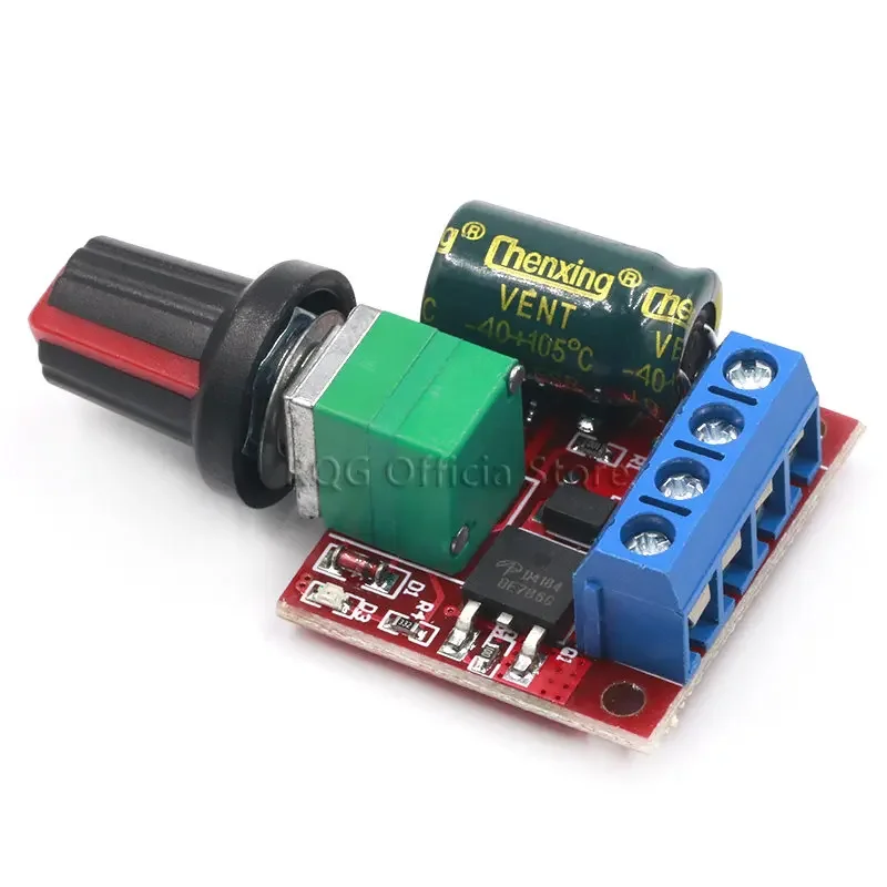 DC Motor Speed Controller 5A 90W PWM 12V DC Adjustable 4.5V-35V