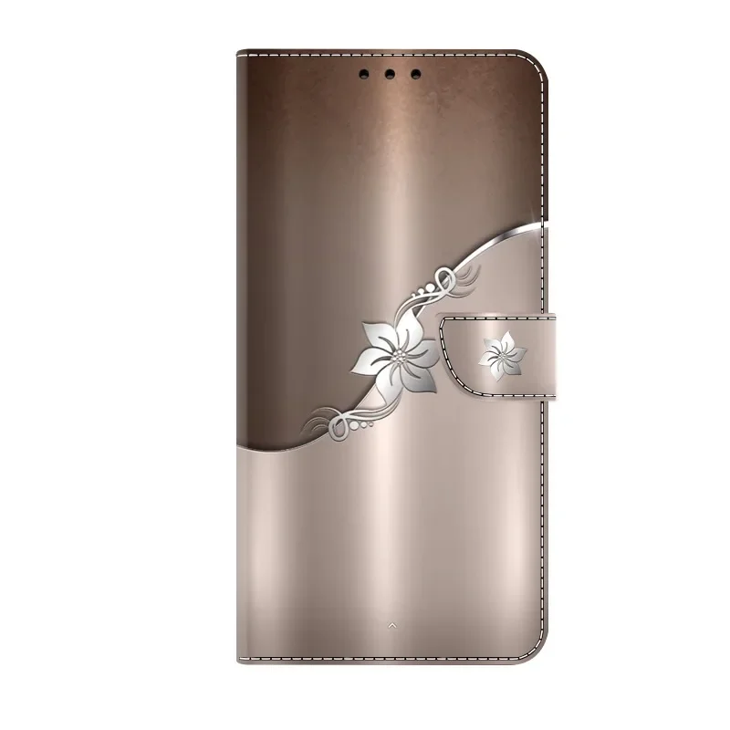 Premium Painted Wallet Flip Stand Case for Samsung Galaxy A17 - Elegant Book Cover Design