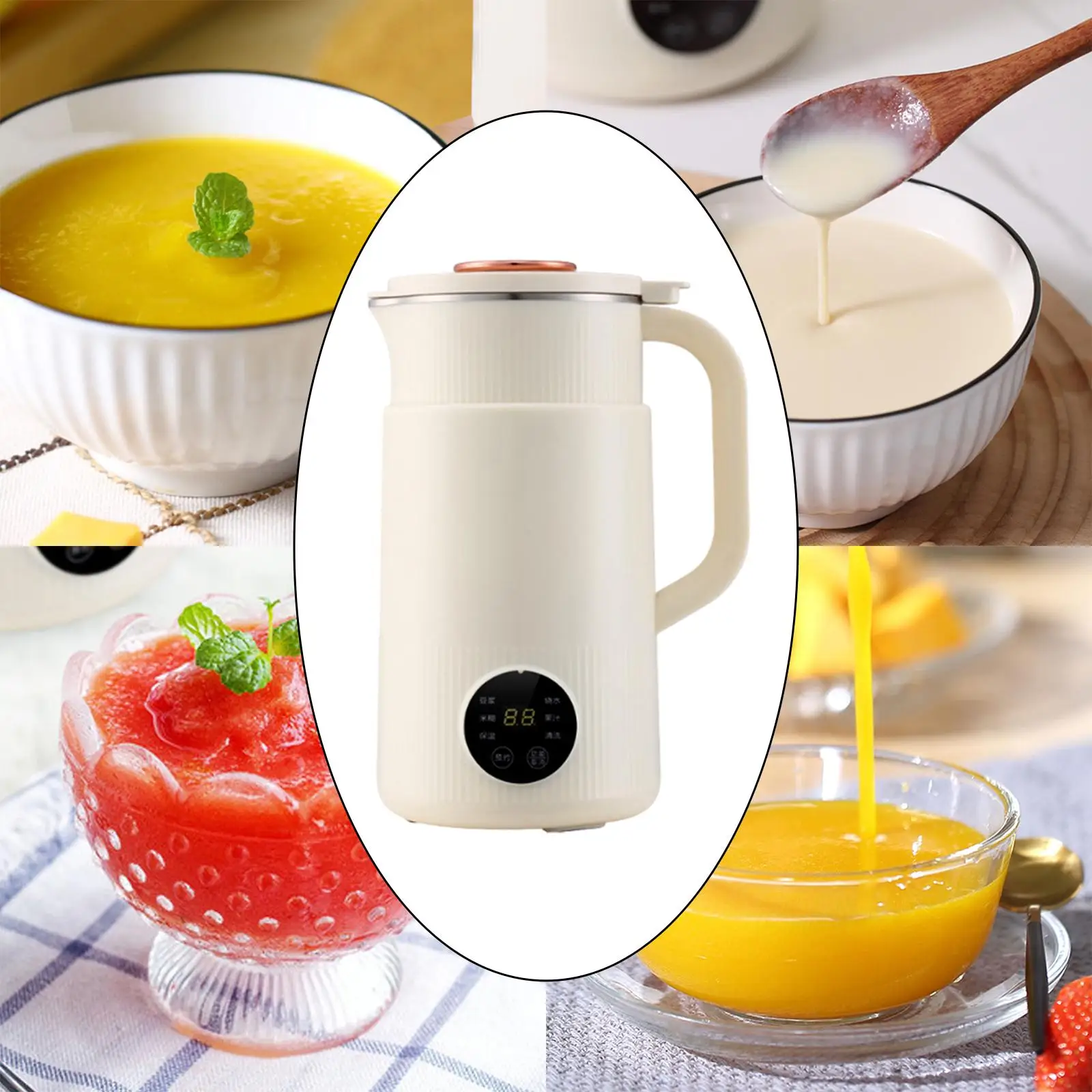 Electric-Soy-Milk-Machine-EU-Plug-Adapter-Mixing-Fruit-Juice-Mixer-Soy ...