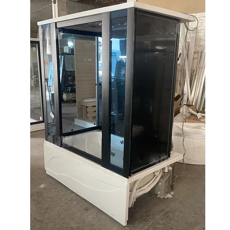 Description Picture 4 of item1500X900X2150mm Luxury Steam Shower Cabin Bathroom Shower Bathroom Enclosure Multi-Functional Wet Sauna Room N001