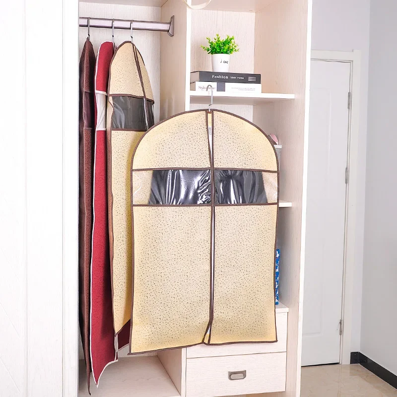 옷걸이 옷 더스트 커버 부직포 수트 커버 수납 가방 더스트 백 더스트 커버 가정..