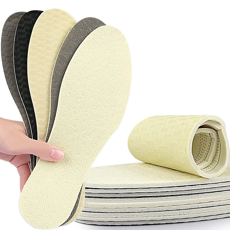 

Comfort Can Be Cut Casual Insole For Men And Women Four Seasons Sports Shock Absorption 3MM Thick Embossment Non-woven Latex Ins