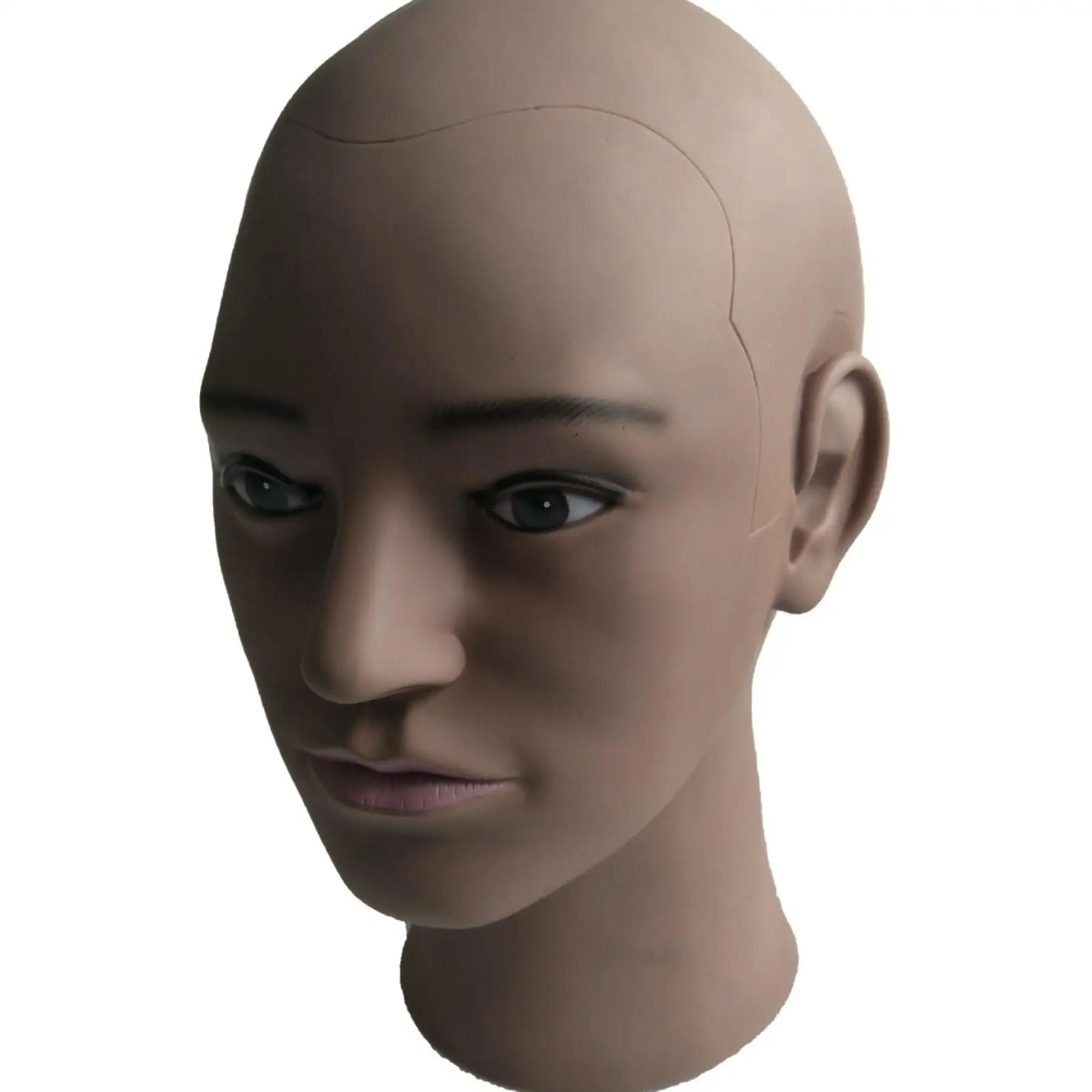 Female Bald Mannequin Head Display Mannequin Head Professional Stable Durable Manikin Head for Salon Home Headphone Headset