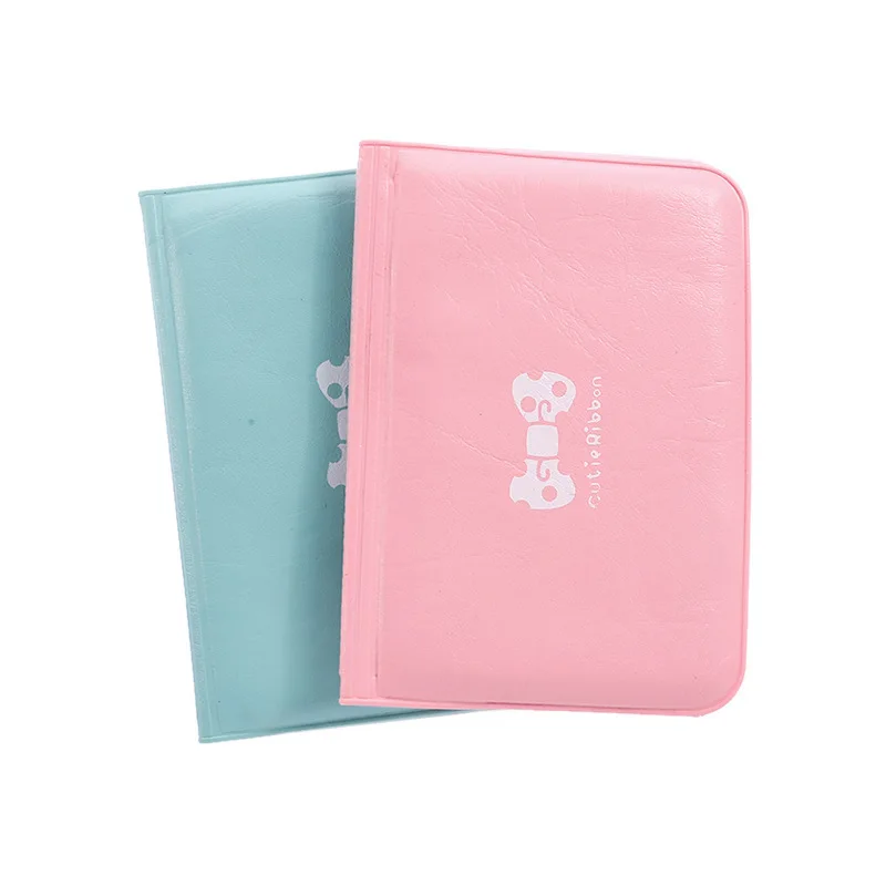 Cute Bow Card Holder PVC Women Bow Bone 12-Slot Card Case Fashion Minimalist Korean Style Card Wallet