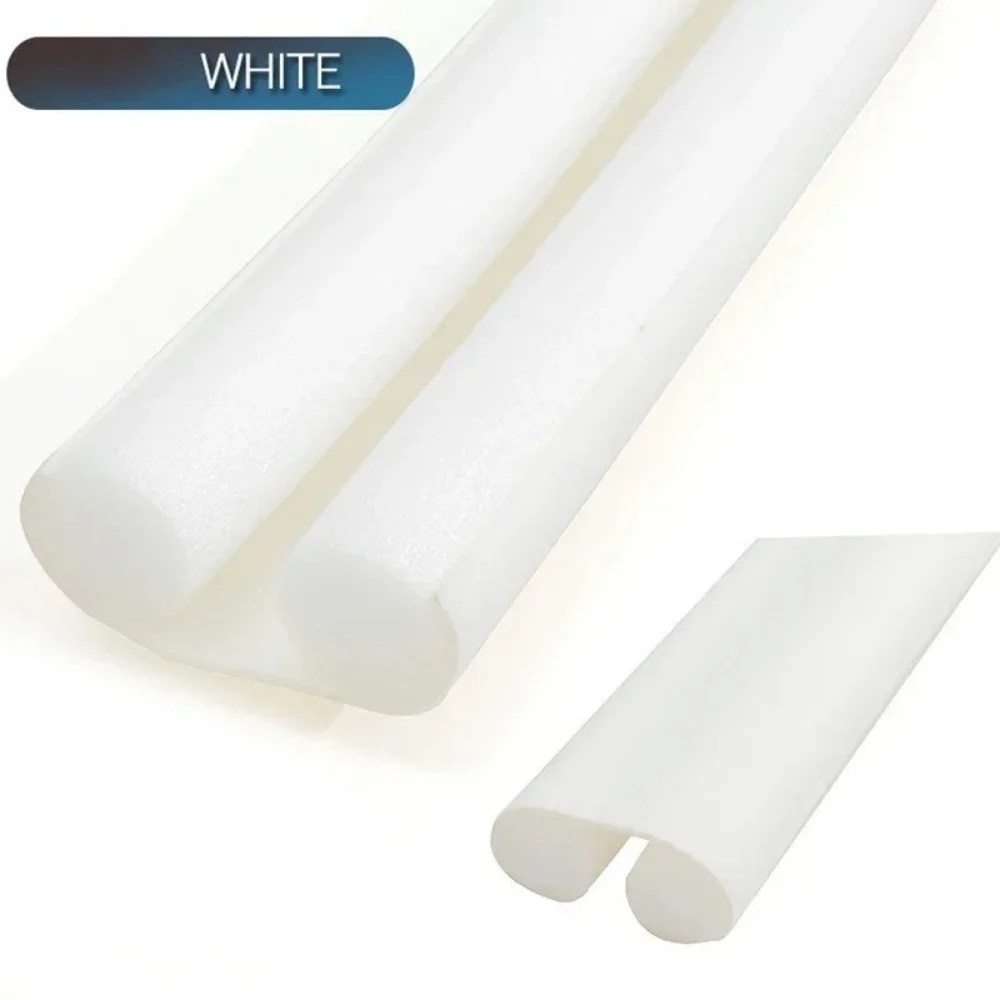 Door Bottom Seal Strip - Double Silicone Foam Insulation & Weatherproof Draught Excluder