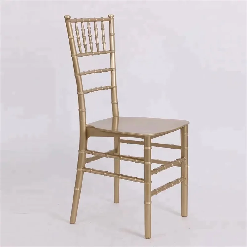 Factory Direct Metal Painting Resin Funiture Wedding Chair For Wedding Moment Hotel Party Or Gathering