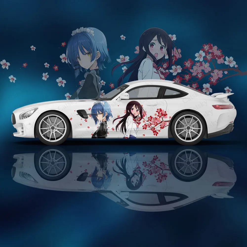 

Bocchi the Rock anime Car Stickers Custom Vinyl Side Graphics Modified Racing Car Accessories Package Car Decals Stickers