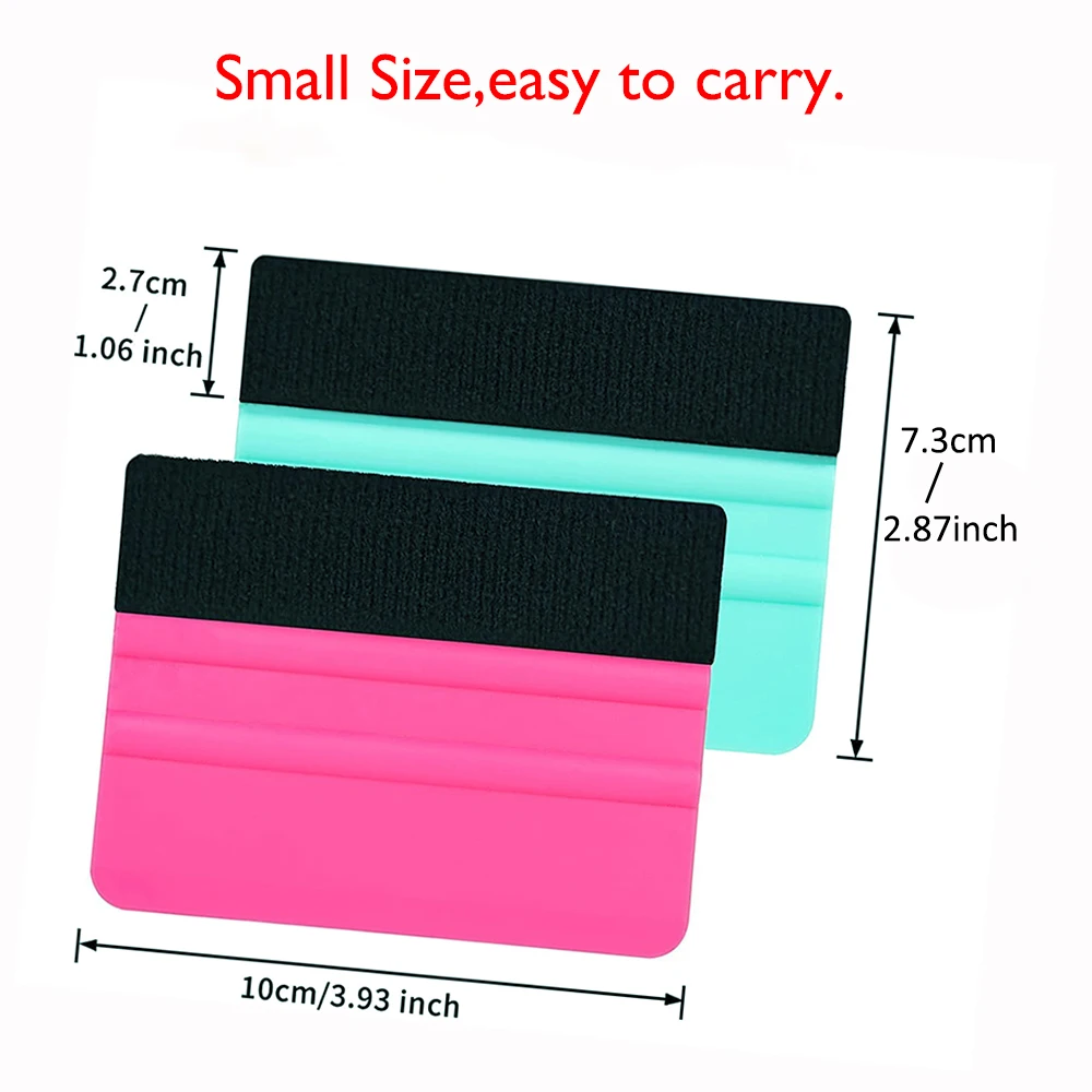 Window Tinting Squeegee Vinyl Squeegee Window Tint Squeegee Car Vinyl Scraper Car Film Scraper Car Wrapping Tools Automotive Film Tools Window Scraper Window Scraper Tool Felt Edge Squeegee Window Tinting Tool Car Vinyl Wrap Scraper Plastic Spatula Scratch Free Film DIY Squeegee Wallpaper Smoothing