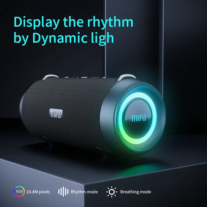mifa A90 Bluetooth Speaker 60W Output Power Bluetooth Speaker with Class D Amplifier Excellent Bass Performace camping speaker — view 3