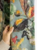 Blackout Heat Insulation Sun Protection New Chinese Oil Painting Style Curtain Retro Pastoral Flower Living Room and Bedroom 2