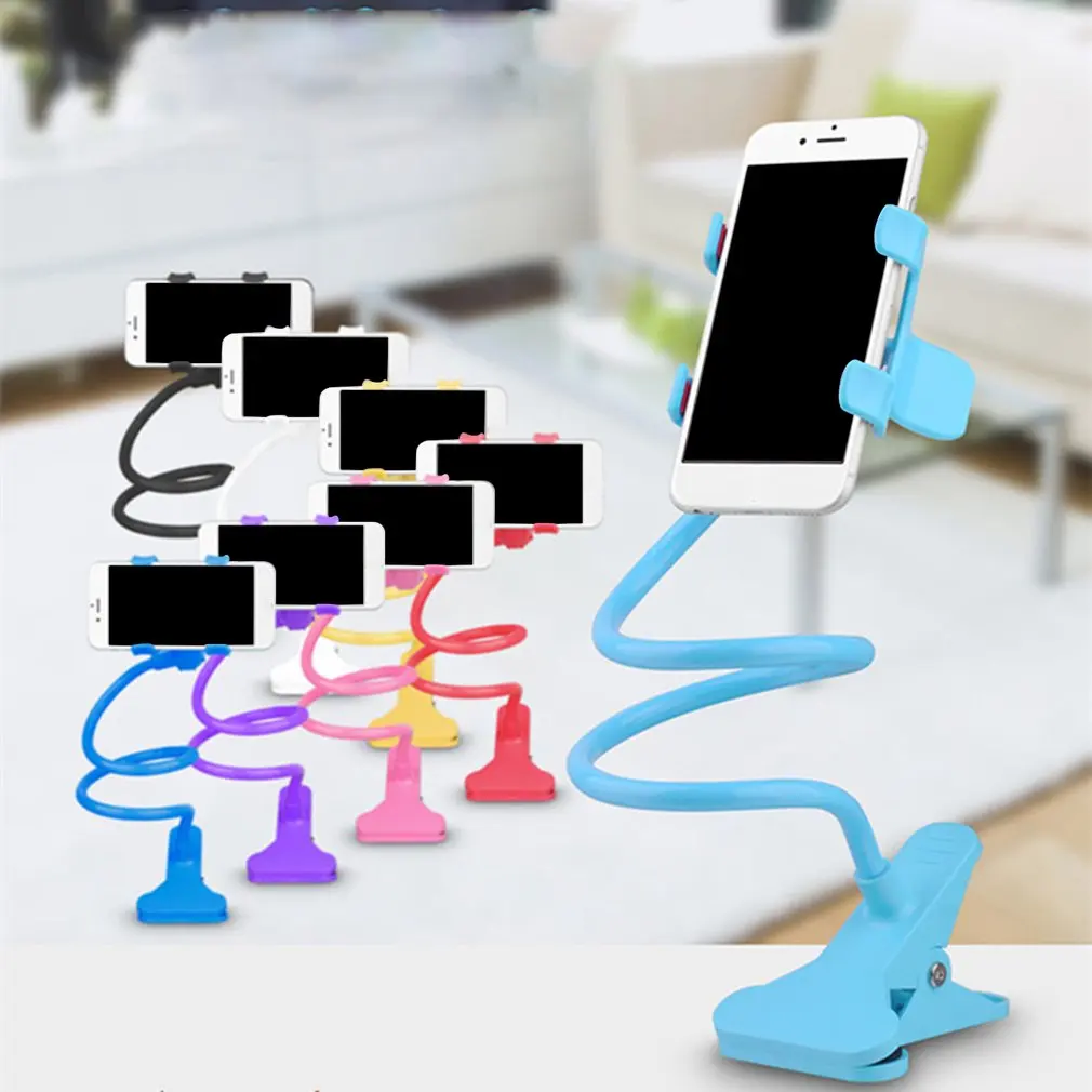 

Mobile Phone Holder Flexible Adjustable Cellphone Holder Clip Support Telephone Home Bed Desktop Mount Bracket Smartphone Stand