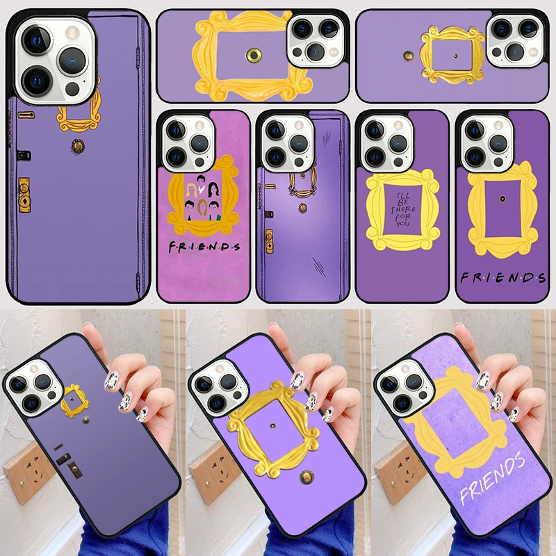Monic Peephole Door Friends Tv Show Cover Posteriore Della Cassa Del Telefono Per Iphone 15 Se2020 14 13 11 12 Pro Max Mini Xs Xr 8 Plus 7 6S Fundas