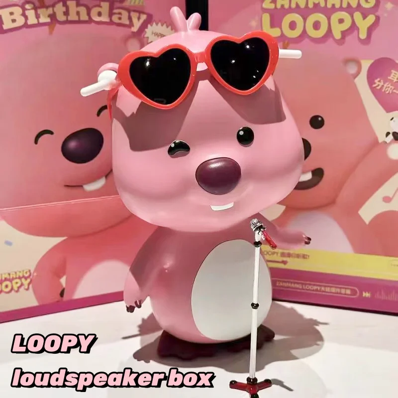 

Martube Co фирменный Loopy симпатичный Бобер Bluetooth динамик Loopy модель игрушка подарок для девочки на день рождения