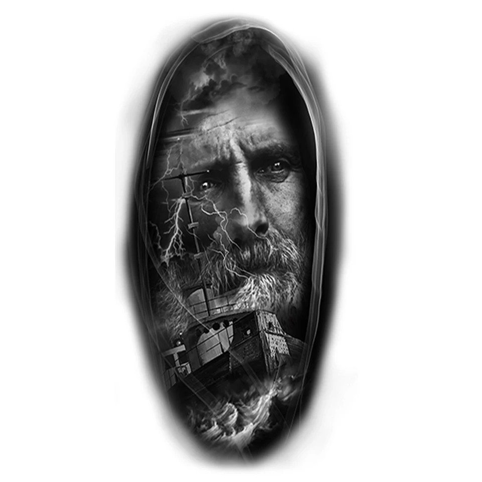 6pcs Waterproof Temporary Tattoo Stickers for Men Women
