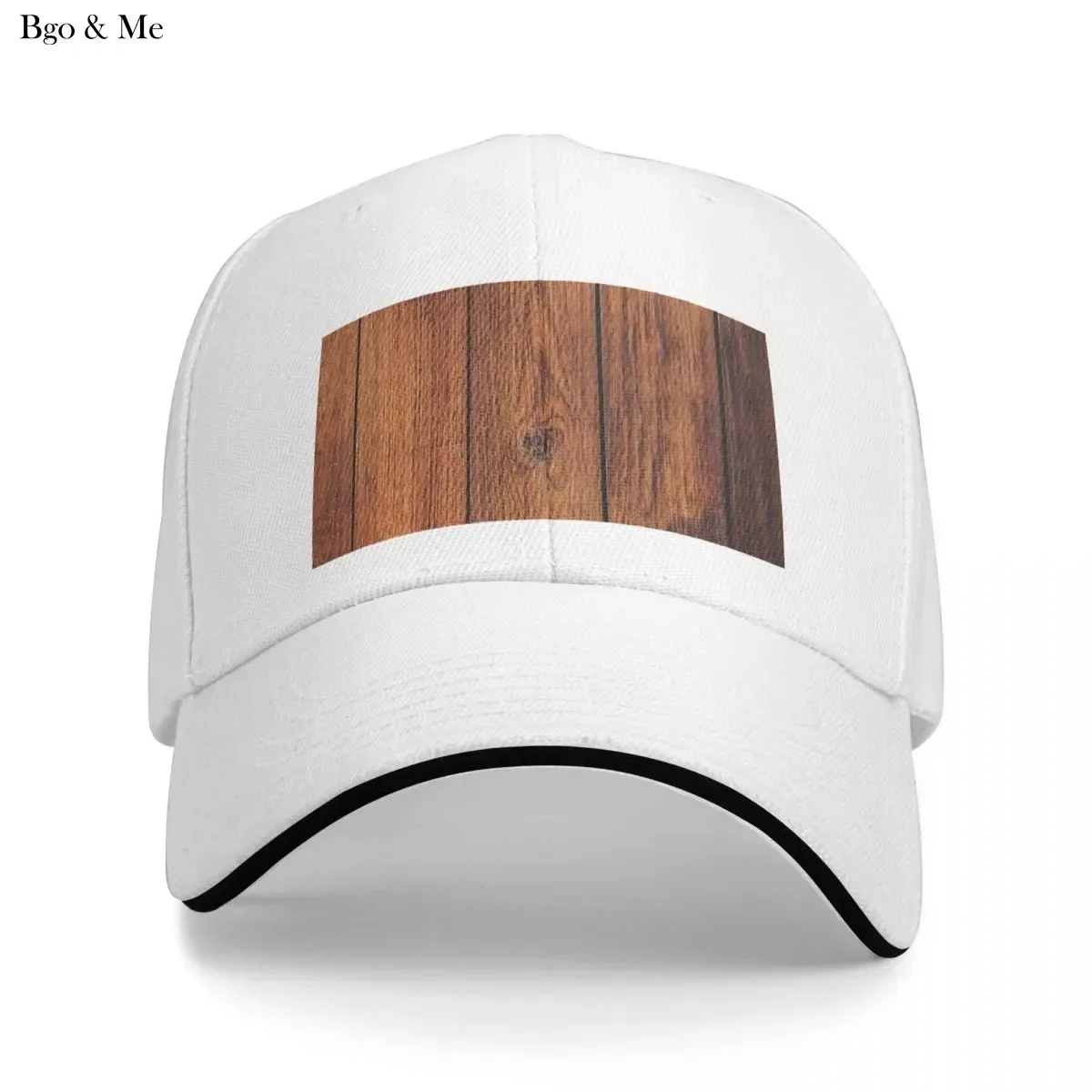 

2023 New Old Brown Rustic Dark Wooden Texture - Wood Timber Background Cap Baseball Cap Sunhat Woman Cap Men's