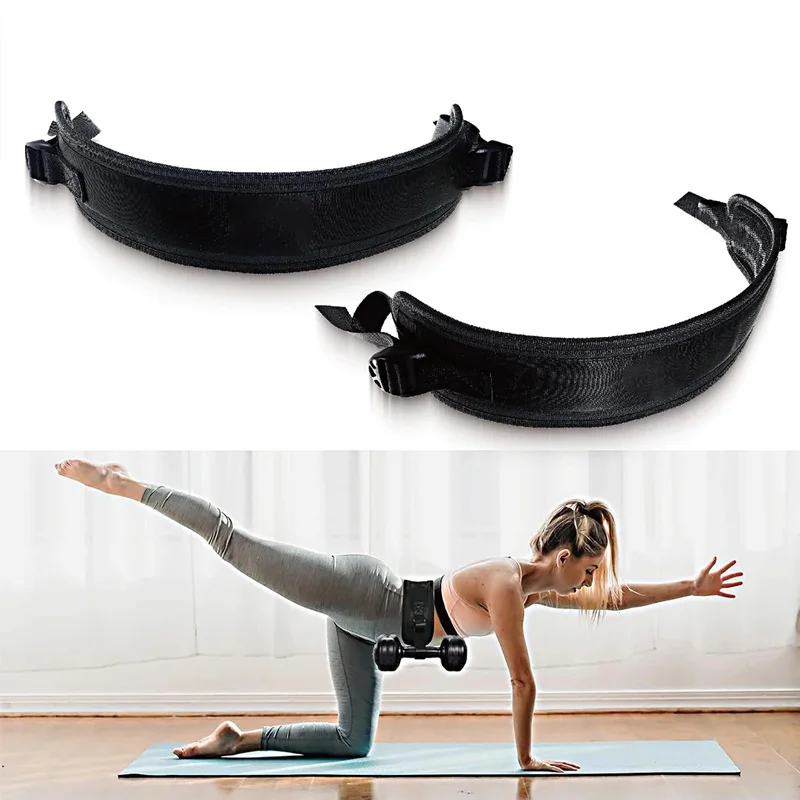Hip Thrust Belt for Effective Glute Bridge Workout with Dumbbells Kettlebells Squats Lunges Bridges Dips Training Home Equipment 4