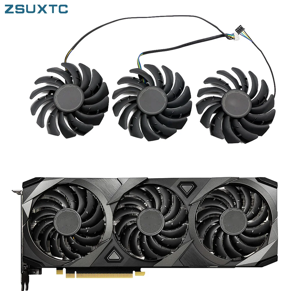 Muslimah 85Mm Rtx3080 Rtx3070 Cooler Msi Geforce Rtx 3060 Ti 3070 3080 3080Ti 3090 Ventus 3X Ventola Della Scheda Grafica Di Gioco