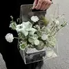 Transparent Flower Bags Handheld Vase Acrylic Flower Basket High-End Transparent Floral Arrangement Clear Modern Decorative Vase 2