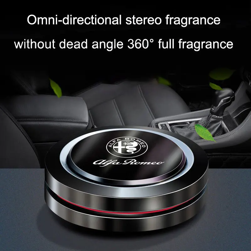 Alloy Car UFO Air Freshener with Long-Lasting Fragrance