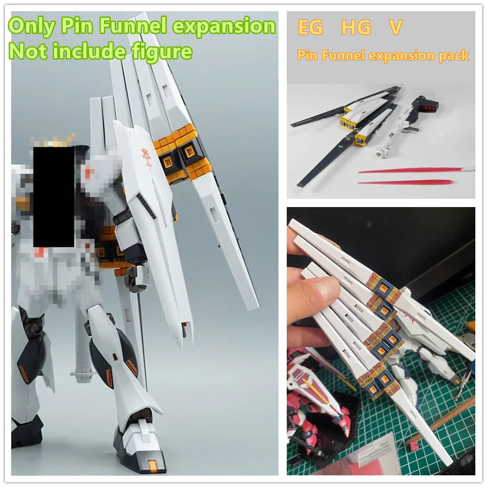 

Fin Funnel Bazooka expansion set for 1/144 HG EG RX-93 v model D055