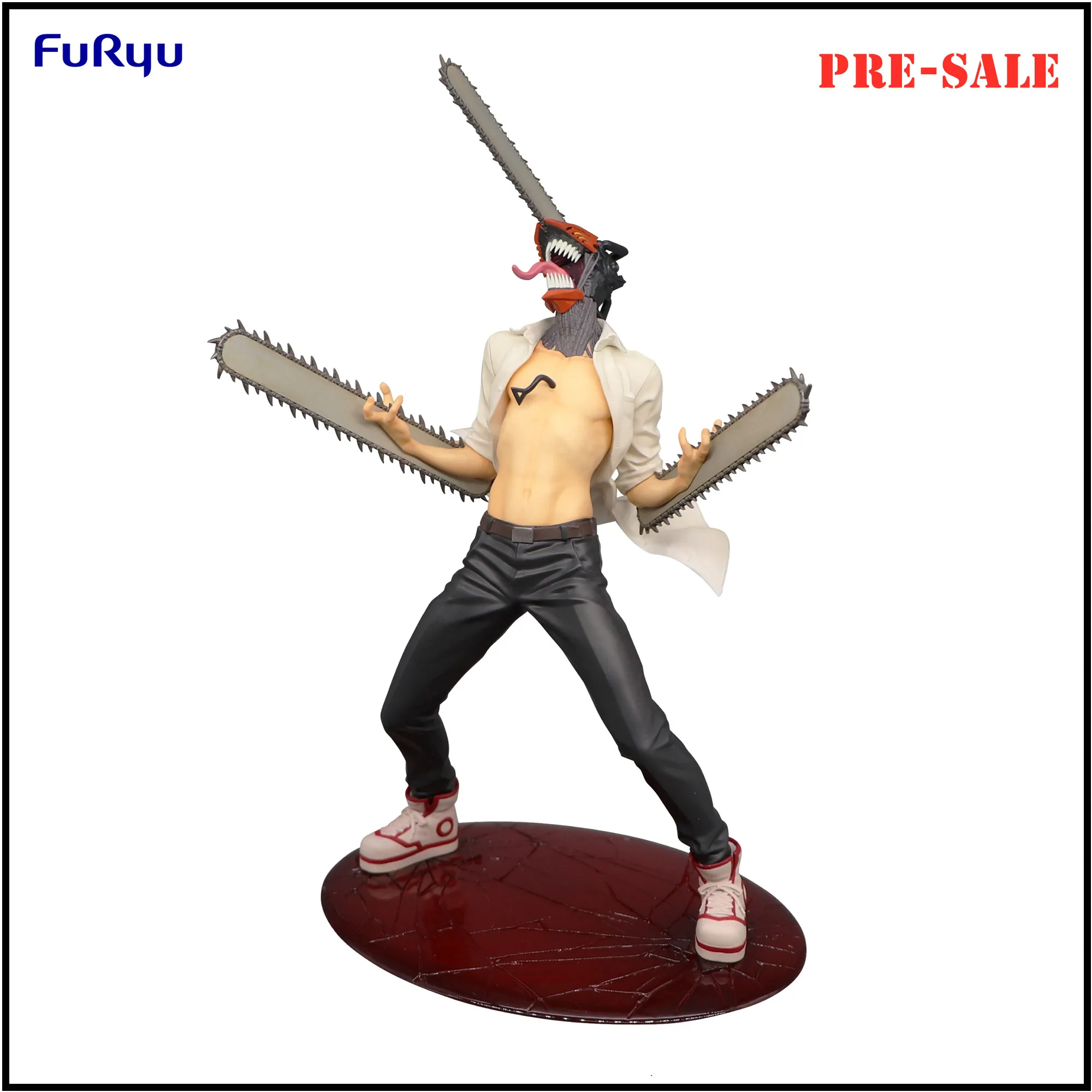 Originale Anime Chainsaw Man Denji Supera La Figura Creativa Pvc Action Figure Collector Toys For Children Model 22Cm