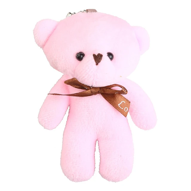 BINYOU 20cm Mini Bear Pendant Stuffed Animals Party Gift Plush