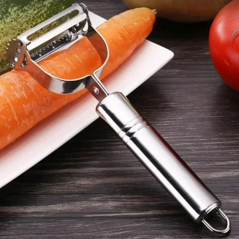 Stainless Steel 2-in-1 Vegetable Peeler Slicer Kitchen Tool