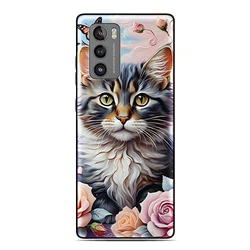 Colorful Cat Design Soft Back Cover - Cute and Stylish Protective Case for Doogee N55 Plus (Style 10)