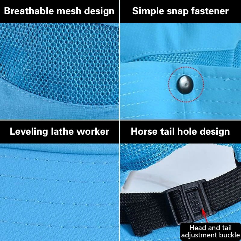 New Women's Summer Breathable Outdoor Travel High Appearance Level Sun Hat Full Sun Protection Uv Protection Hat Fisherman
