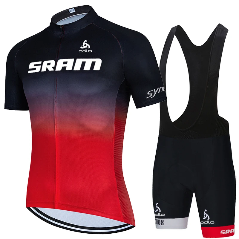 Cycling Jerseys Man Sram Clothing Laser Cut Maillot Mtb Jersey 2023