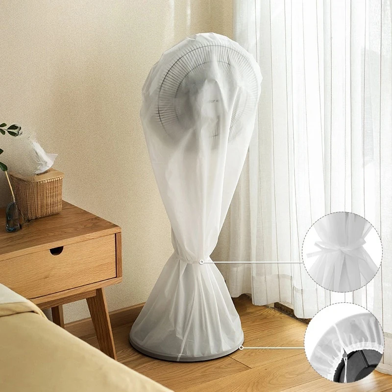 Waterproof Dustproof Round Fan Cover Electric Fan Dust Bag Cover Wear-Resistant Washable Household Electric Protection