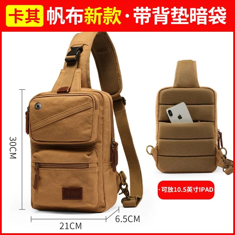 XINCADA Sling Bag Man Purse Crossbody Bags Small Shoulder Backpack Travel  Bag Chest Pack Messenger Bag for Men and Women