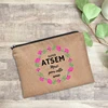 Super Atsem Cosmetic Bags Bachelorette Makeup Bag Toiletries Organizer Pouch Purses Back To School Teacher Gifts Make Up Bag 4