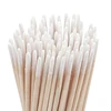 Disposable Ultra-small Double-end Wood Cotton  Swab 100pcs Lint Free Micro Brushes Eyelash Extension Glue Removing Tools 5