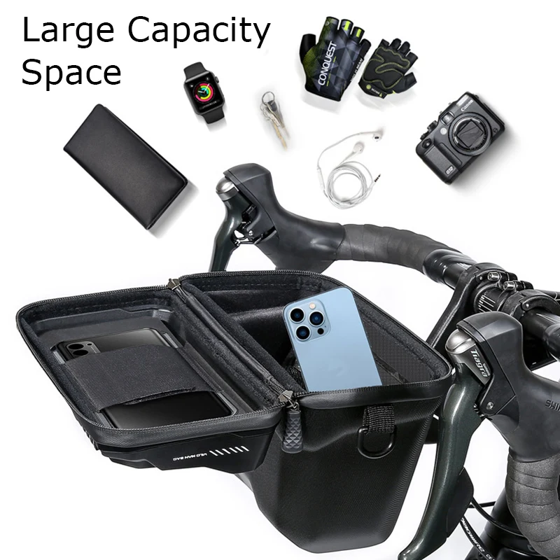 Waterproof Bicycle Handle Bag | Scooter Head Handle Bag