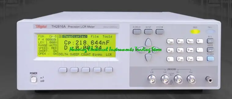 TH2816A LCR Meter with Wide Frequency Range from 50Hz to 200kHz Over 12,000 Points TH2816A LCR Meter with Wide Frequency Range from 50Hz to 200kHz Over 12,000 Points