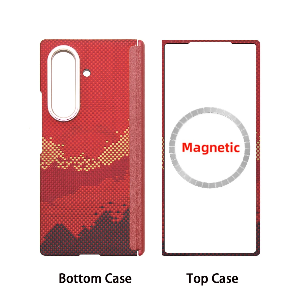 Sleek Carbon Fiber Magnetic Phone Case - Ultra-Thin Aramid Protection